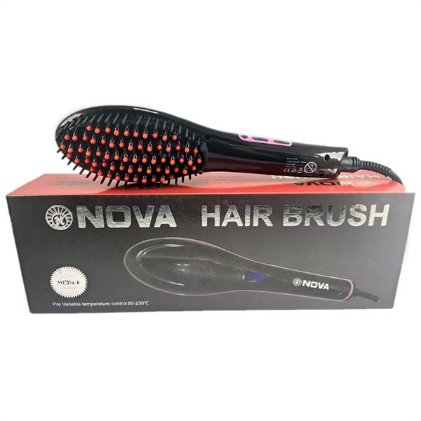 DMS-INDIA Nv-300 Nv-300 Hair Straightener Brush (Black)